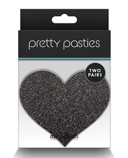 Pretty Pasties Anal Pretty Pasties Glitter Hearts BlackGold Pretty Pasties Anal Pretty Pasties Glitter Hearts BlackGold
