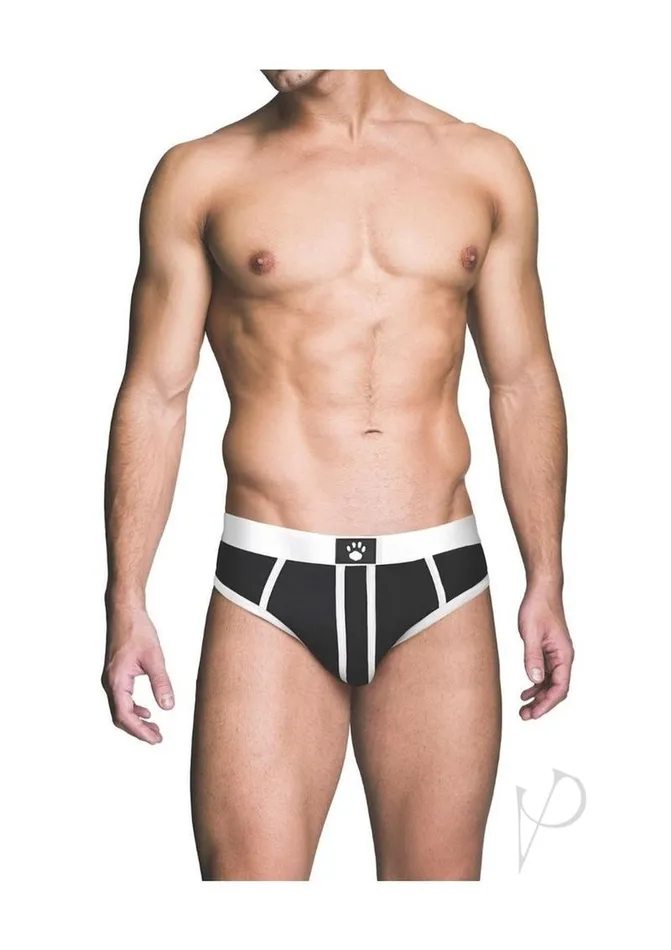 Prowler Red Anal Prowler RED AssLess Brief XLarge BlackWhite