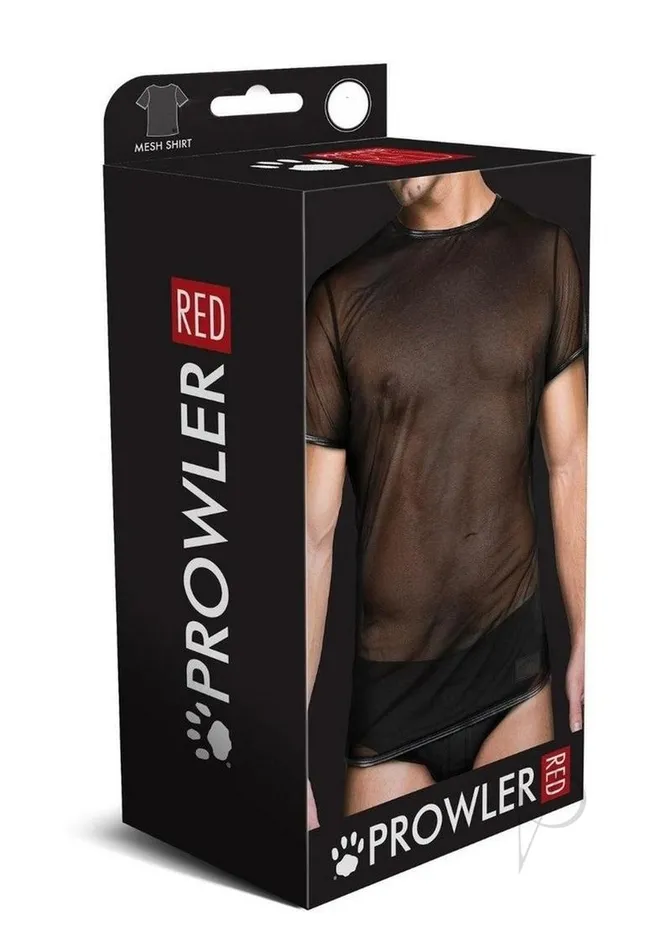 Prowler Red Anal Prowler RED Mesh Tee Shirt XLarge Black