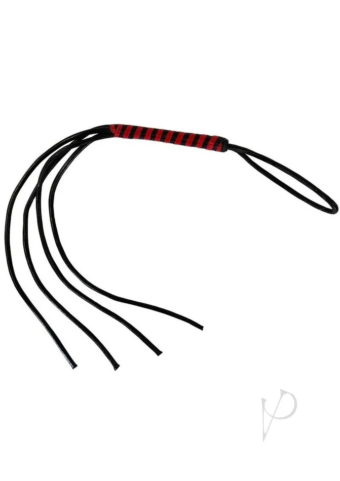 Prowler RED Heavy Duty Flogger BlackRed Prowler Red Anal