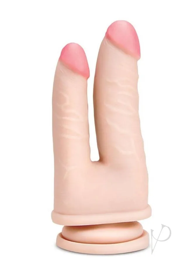 Prowler RED Ultra Cock Realistic Double Penetration Dildo 6in Vanilla Prowler Red Dildos