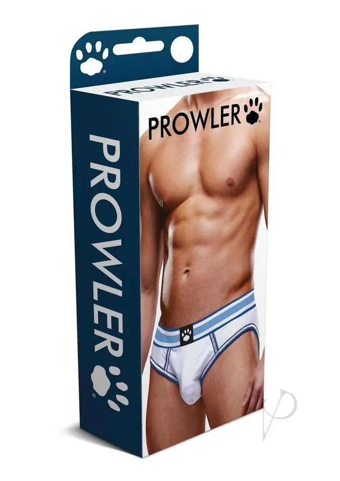 Prowler WhiteBlue Open Brief Small Prowler Vibrators