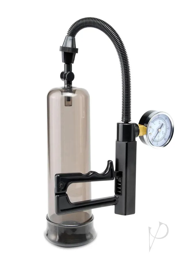Pump Worx Pistol Grip Power Penis Pump Clear and Black Pump Worx Male Sex Toys