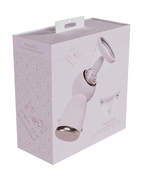 Pumped Vibrators Pumped Exquisite Automatic 13 Speed Silicone Rechargeable Vulva and Breast Pump Pink Pumped Vibrators Pumped Exquisite Automatic 13 Speed Silicone Rechargeable Vulva and Breast Pump Pink