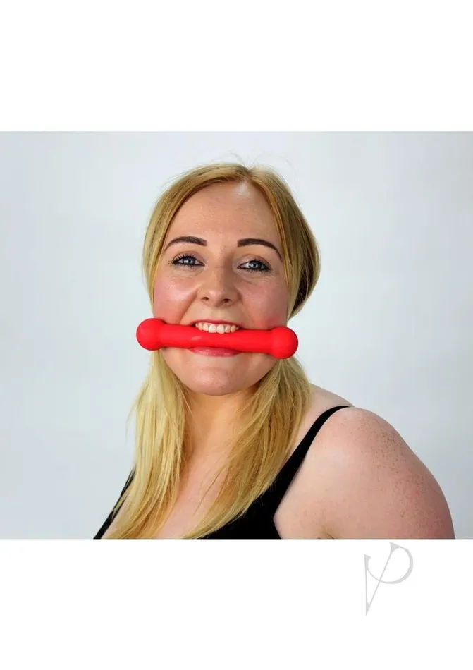 Quickie Gag Silicone Mouth Bit Red Quickie Anal