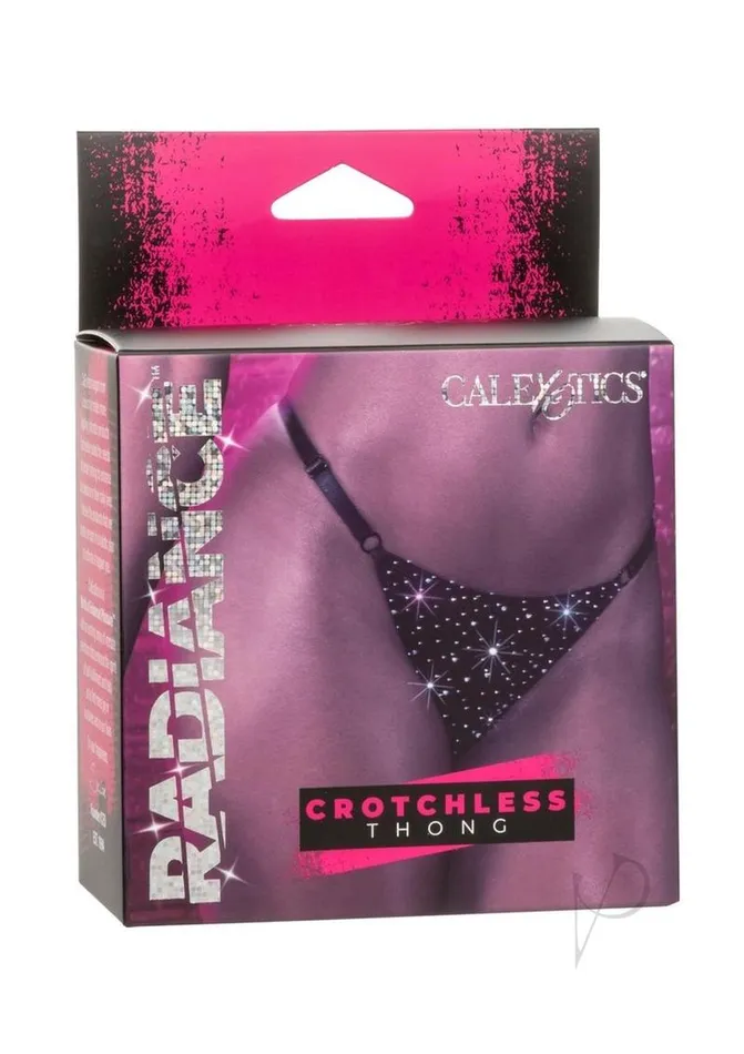 Radiance Anal Radiance Crotchless Thong Black