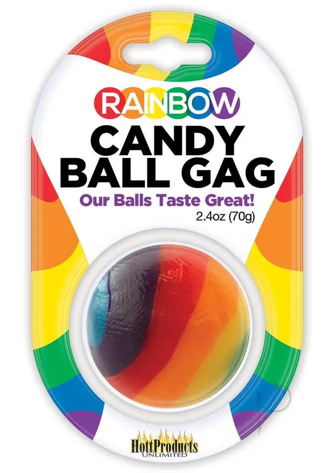 Rainbow Rainbow Candy Ball Gag Assorted Flavor Assorted Color Male Sex Toys Rainbow Rainbow Candy Ball Gag Assorted Flavor Assorted Color Male Sex Toys