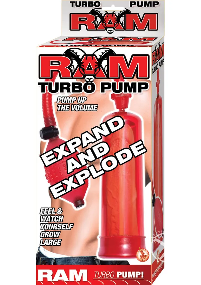Ram Turbo Pump Penis Pump Red Ram Male Sex Toys