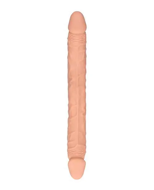 Real Rock Dildos RealRock Skin Realistic Double Dildo 14in Vanilla