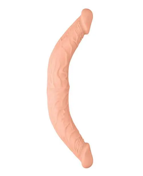 Real Rock Dildos RealRock Skin Realistic Double Dildo 14in Vanilla