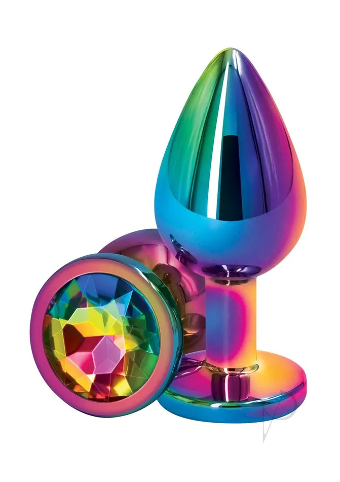 Rear Assets Multicolor Anal Plug Med Rainbow Rear Assets Anal