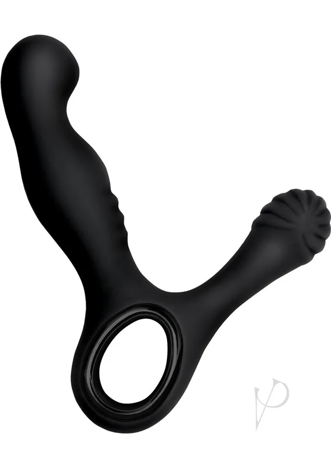 Renegade Revive Rechargeable Silicone Dual Stimulator Prostate Stimulator Black Renegade Anal