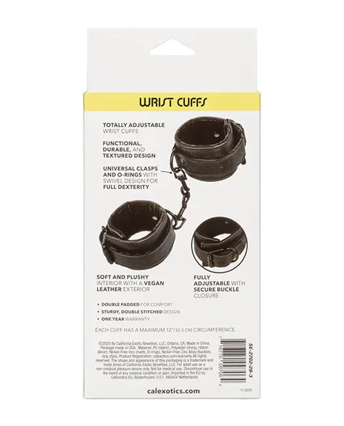 Restraints Boundless Wrist Cuffs Black Boundless Restraints Boundless Wrist Cuffs Black Boundless