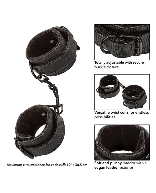 Restraints Boundless Wrist Cuffs Black Boundless Restraints Boundless Wrist Cuffs Black Boundless