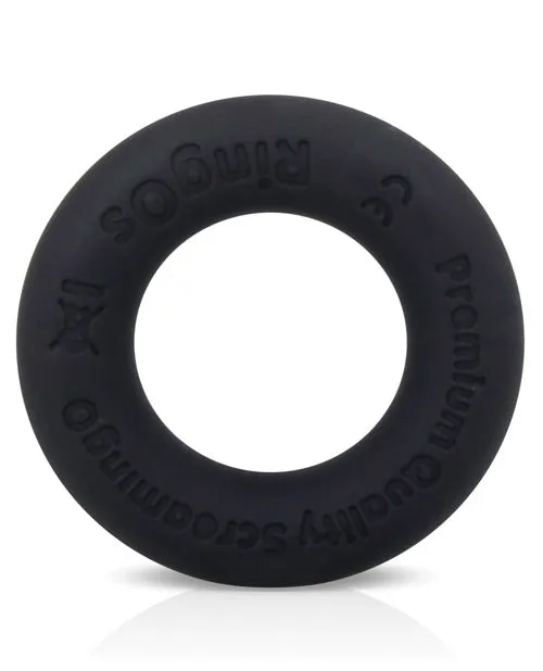 Ring O RingO Ritz Individual Ring Silicone Black Anal