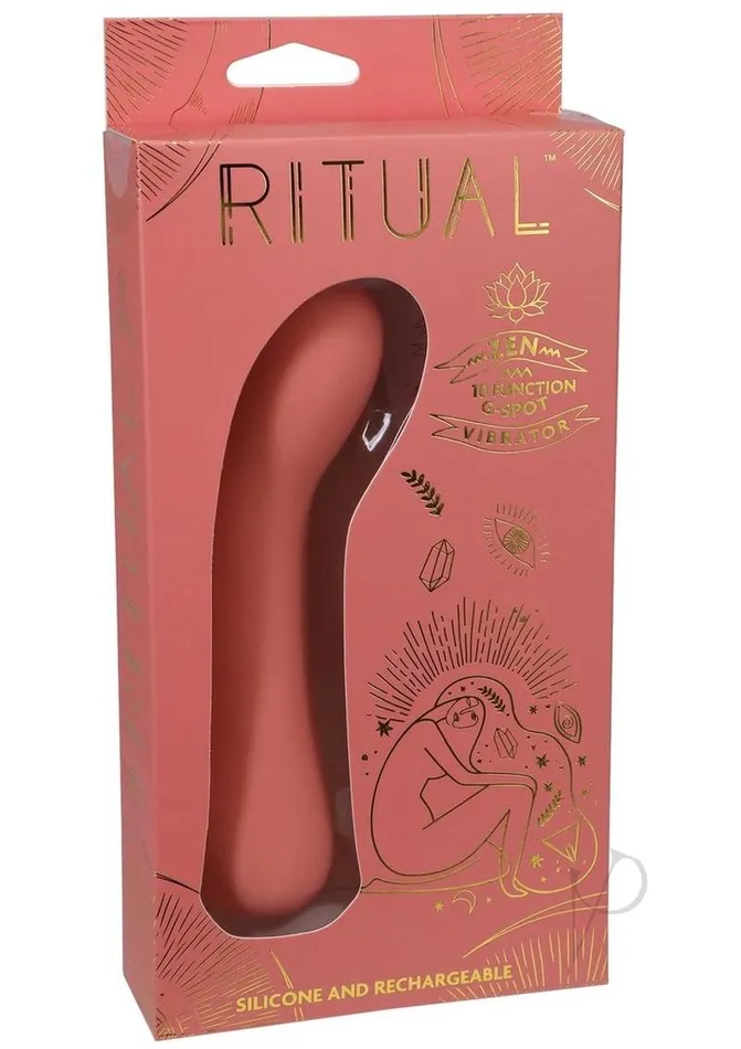 Ritual Female Sex Toys Ritual Zen Rechargeable Silicone GSpot Vibrator Orange Ritual Female Sex Toys Ritual Zen Rechargeable Silicone GSpot Vibrator Orange