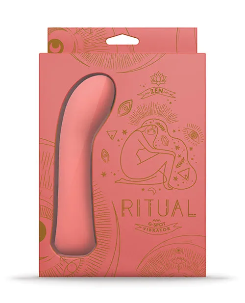 Ritual Female Sex Toys Ritual Zen Rechargeable Silicone GSpot Vibrator Orange Ritual Female Sex Toys Ritual Zen Rechargeable Silicone GSpot Vibrator Orange