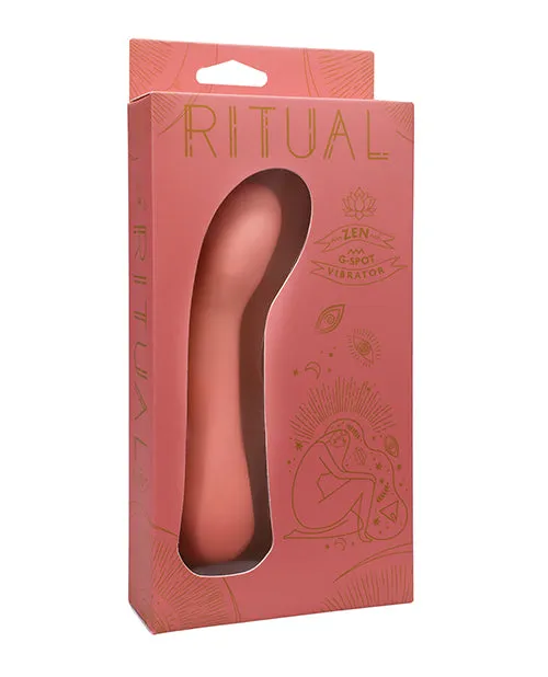 Ritual Female Sex Toys Ritual Zen Rechargeable Silicone GSpot Vibrator Orange Ritual Female Sex Toys Ritual Zen Rechargeable Silicone GSpot Vibrator Orange