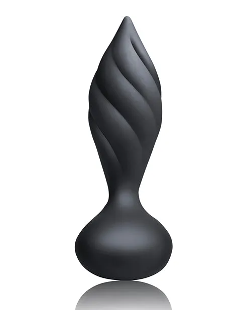 Rocks Off Male Sex Toys Desire Rechargeable Silicone Anal Plug with Remote Control BlackRose Gold