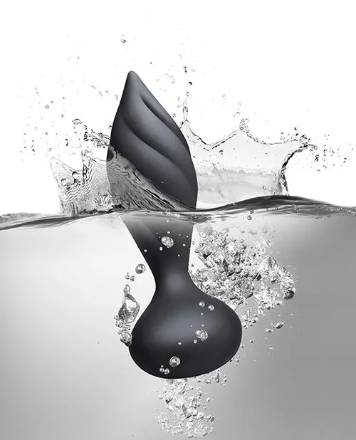 Rocks Off Male Sex Toys Desire Rechargeable Silicone Anal Plug with Remote Control BlackRose Gold