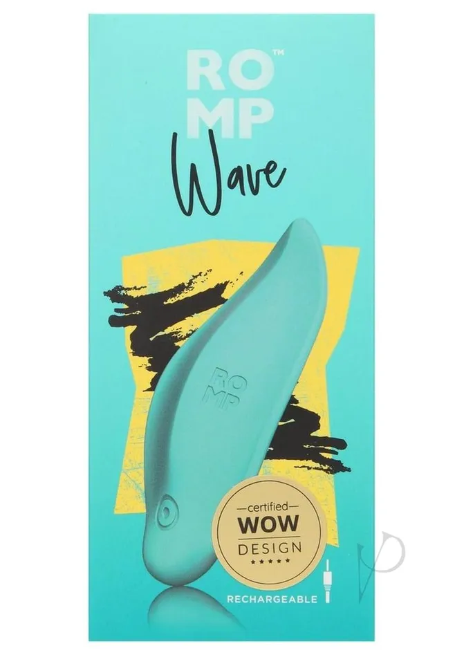 Romp Female Sex Toys Romp Wave Rechargeable Silicone Clitoral Stimulator Teal Romp Female Sex Toys Romp Wave Rechargeable Silicone Clitoral Stimulator Teal