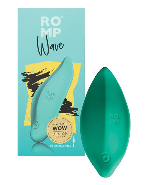 Romp Female Sex Toys Romp Wave Rechargeable Silicone Clitoral Stimulator Teal Romp Female Sex Toys Romp Wave Rechargeable Silicone Clitoral Stimulator Teal