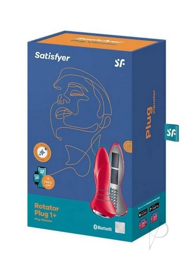 Satisfyer Anal Satisfyer Rotator Plug 1 Silicone Vibrating Anal Stimulator Red Satisfyer Anal Satisfyer Rotator Plug 1 Silicone Vibrating Anal Stimulator Red