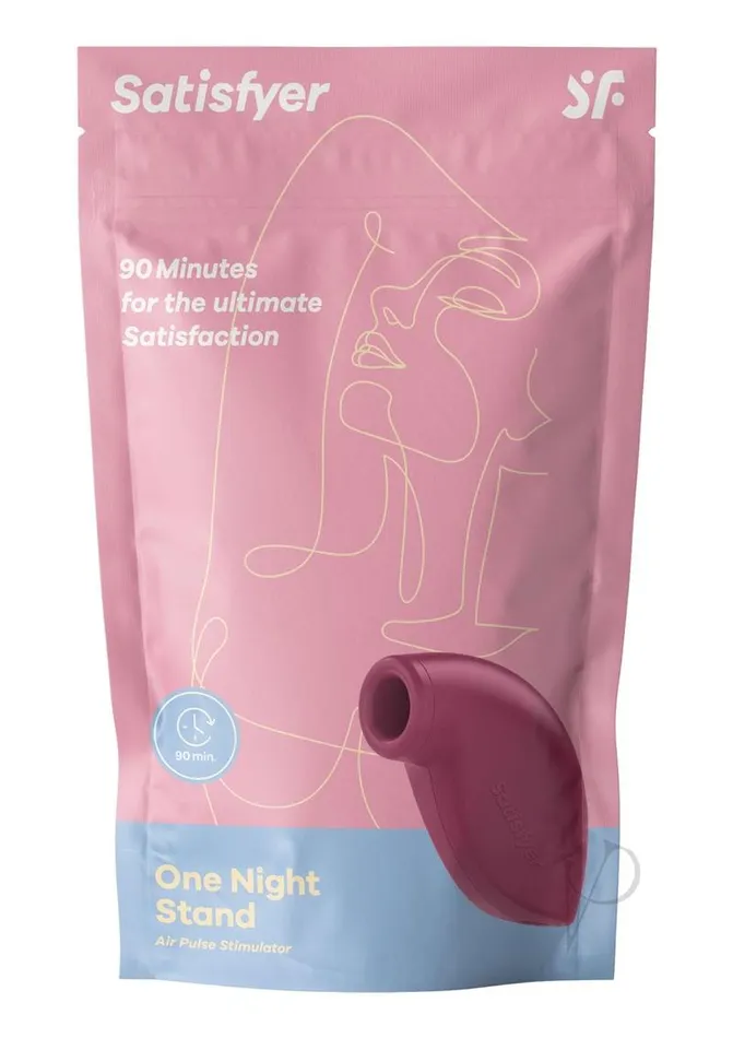 Satisfyer Vibrators Satisfyer One Night Stand Clitoral Stimulation Silicone Vibrating Disposable Pink Satisfyer Vibrators Satisfyer One Night Stand Clitoral Stimulation Silicone Vibrating Disposable Pink