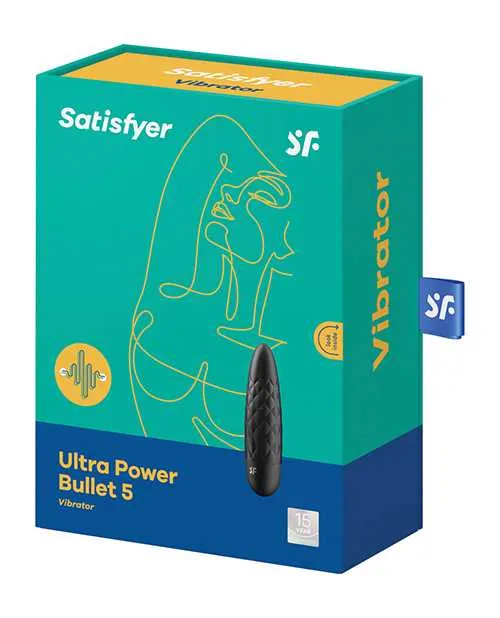 Satisfyer Vibrators Satisfyer Ultra Power Bullet 5 Rechargeable Bullet Vibrator Black