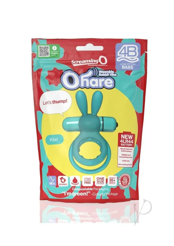 Screaming O Couples Screaming O 4B Ohare Vibrating Cock Ring Kiwi