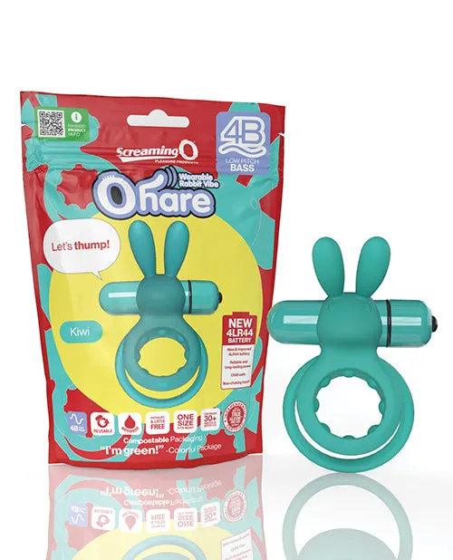 Screaming O Couples Screaming O 4B Ohare Vibrating Cock Ring Kiwi