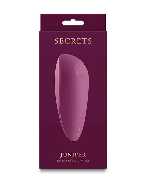 Secrets Juniper Rechargeable Silicone Vibrator Magenta Secrets Female Sex Toys