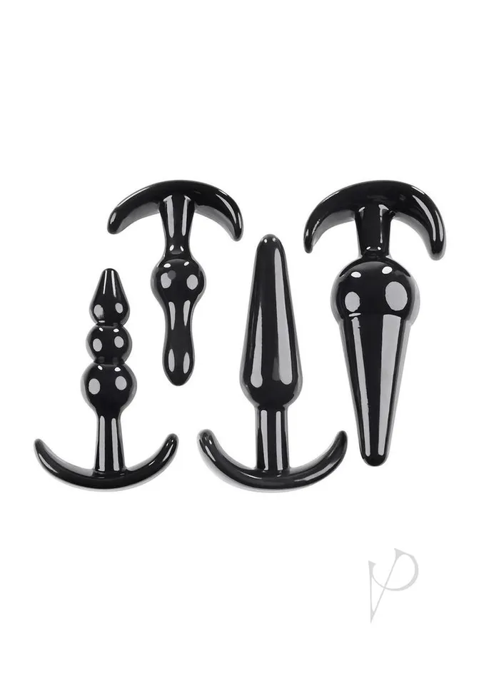 Selopa Anal Selopa Intro to Plugs 4pc Set Black
