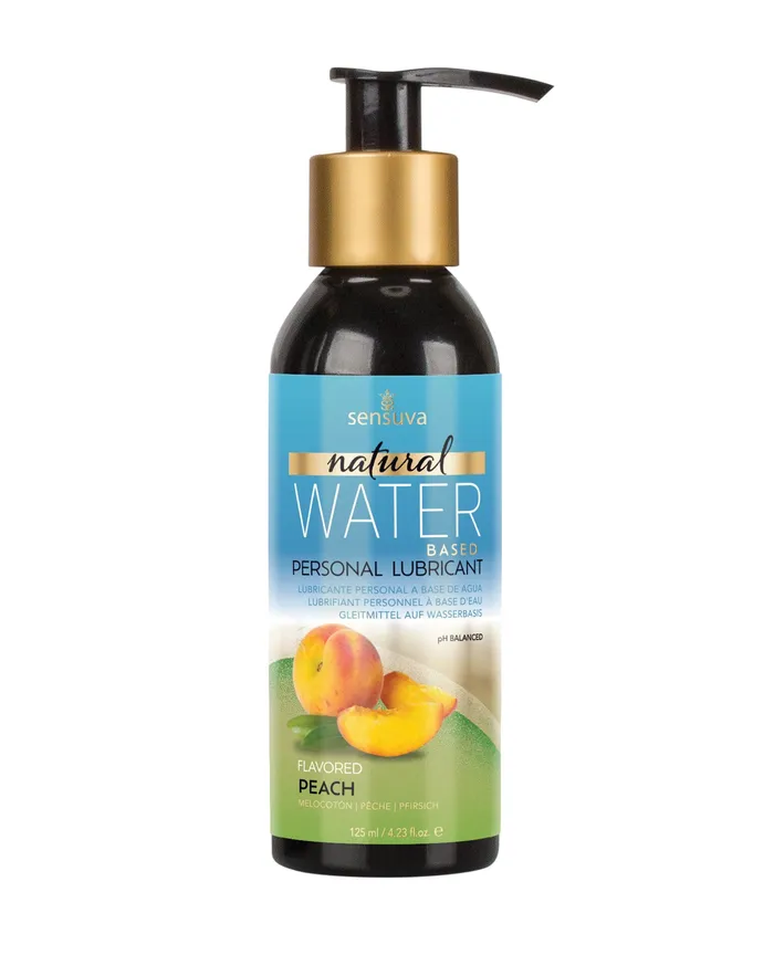 Sensuva Natural Water Based Peach Flavored Lubricant 4oz Sensuva Lubricants Sexual Health Wellbeing Sensuva Natural Water Based Peach Flavored Lubricant 4oz Sensuva Lubricants Sexual Health Wellbeing