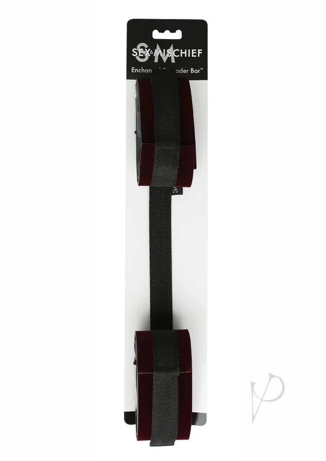 Sex and Mischief Enchanted Spreader Bar BlackBurgundy Sex And Mischief Anal Sex and Mischief Enchanted Spreader Bar BlackBurgundy Sex And Mischief Anal