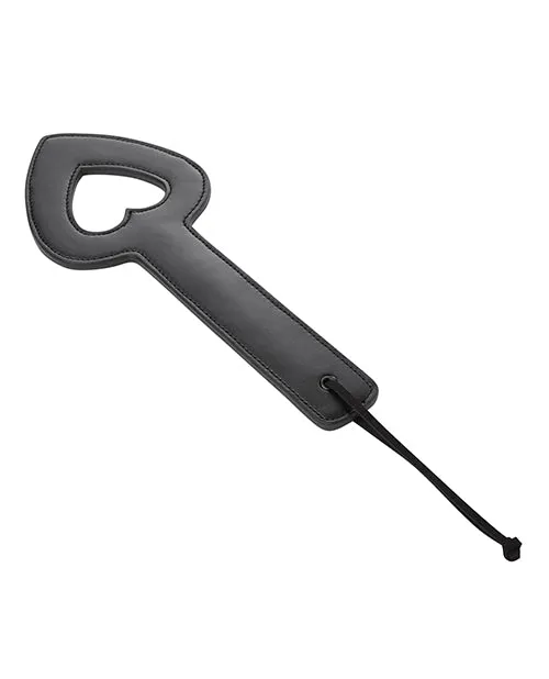 Sex and Mischief Shadow Heart Paddle 115in Black Sex And Mischief Anal