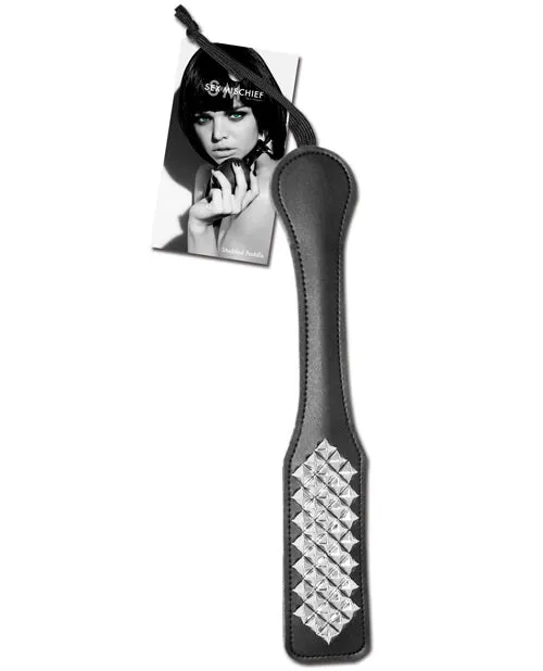 Sex and Mischief Studded Paddle 125in Black Sex And Mischief Anal Sex and Mischief Studded Paddle 125in Black Sex And Mischief Anal