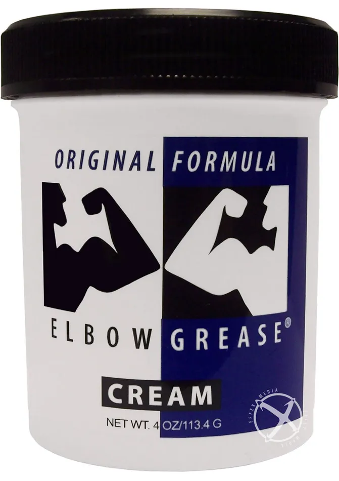 Sexual Health Wellbeing Elbow Grease Lubricants Elbow Grease Original Oil Cream Lubricant 4oz