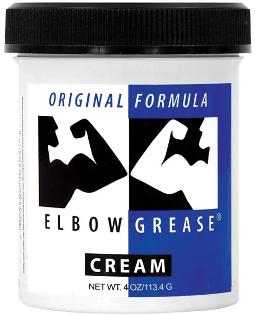Sexual Health Wellbeing Elbow Grease Lubricants Elbow Grease Original Oil Cream Lubricant 4oz