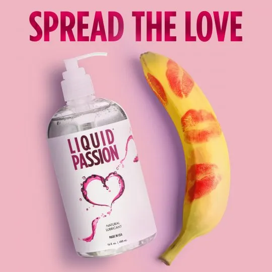 Sexual Health Wellbeing Passion Lubes Liquid Passion Natural Lubricant 16oz