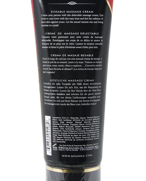 Shunga Couples Shunga Kissable Massage Cream 7 oz Sparkling Strawberry Wine