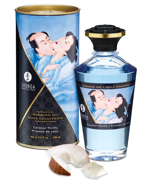 Shunga Shunga Warming Oil 35 oz Coconut Thrills Female Sex Toys Shunga Shunga Warming Oil 35 oz Coconut Thrills Female Sex Toys