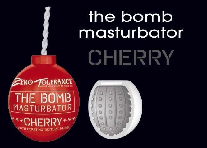 SimpleeDiscreet Male Sex Toys The Bomb Masturbator Cherry
