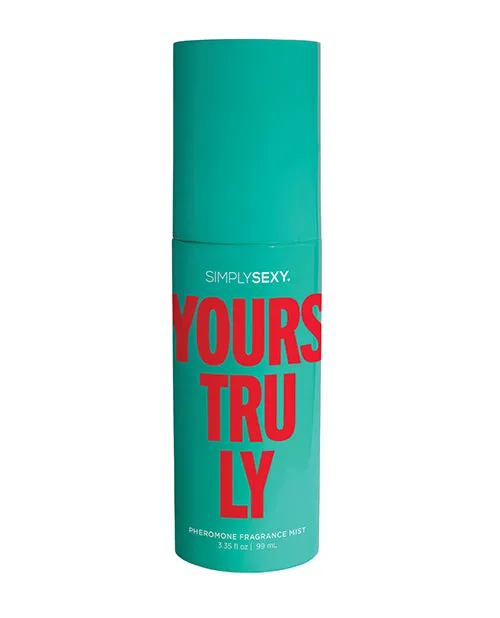 Simply Sexy Female Sex Toys Simply Sexy Pheromone Body Mist Yours Truly 335oz