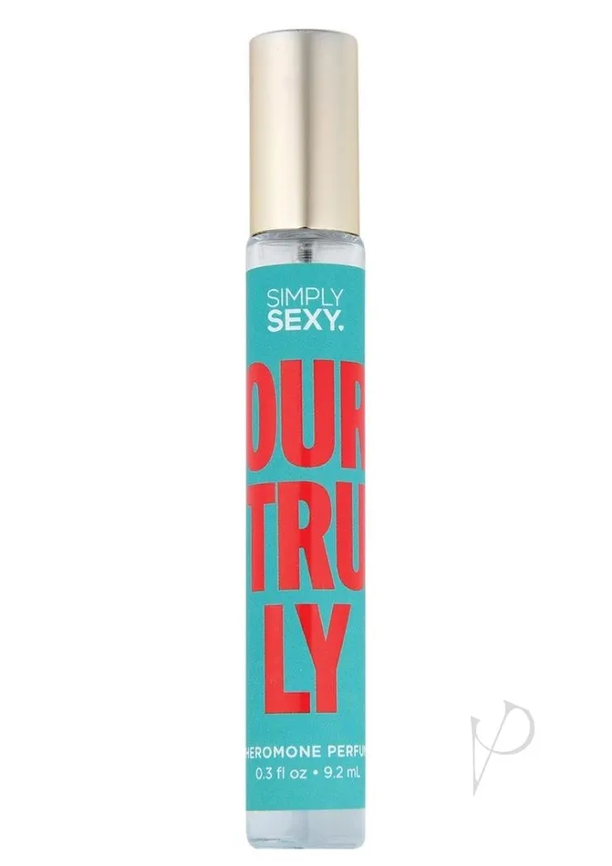 Simply Sexy Vibrators Simply Sexy Pheromone Perfume Yours Truly Spray 03oz