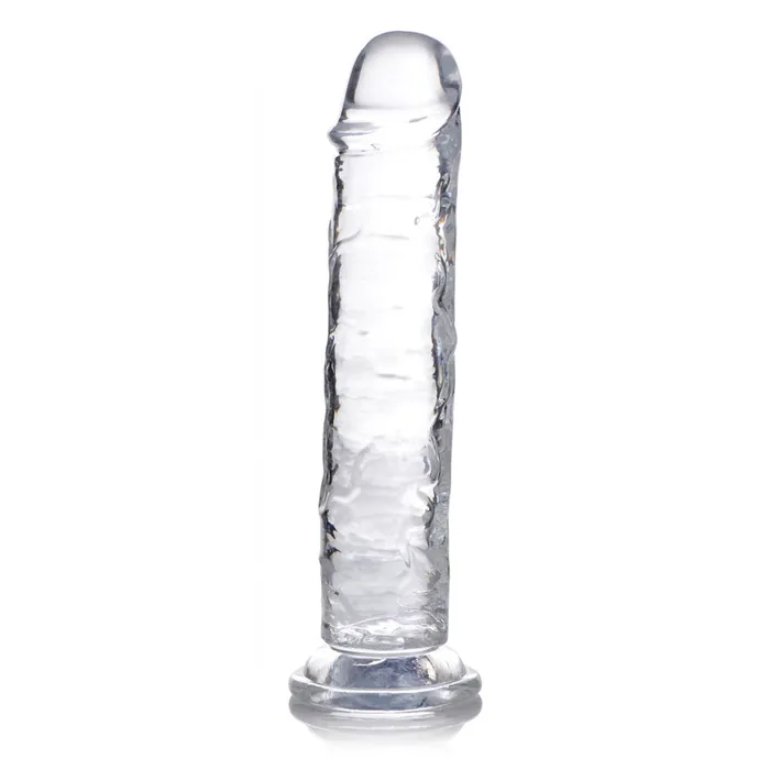 Slim CThru Clear Dildo Curve Toys Dildos
