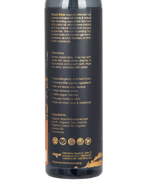 Sliquid Vibrators Sliquid Shine Organic Toy Cleaner 85 oz Sliquid Vibrators Sliquid Shine Organic Toy Cleaner 85 oz