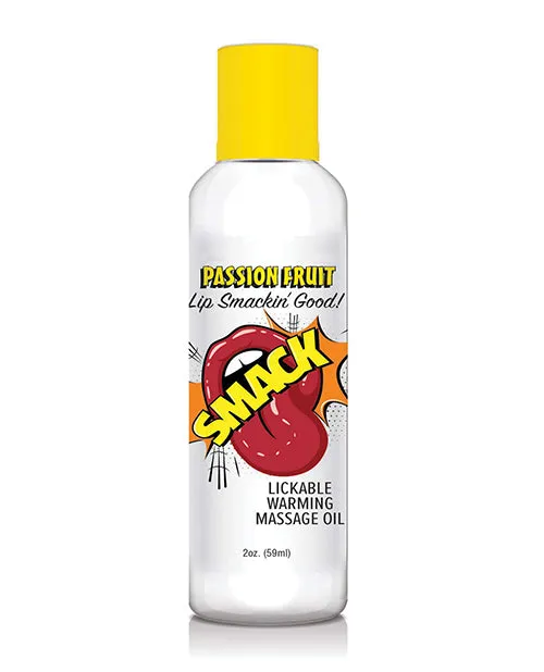 Smack Couples Smack Lickable Massage Oil 2oz Peach Smack Couples Smack Lickable Massage Oil 2oz Peach