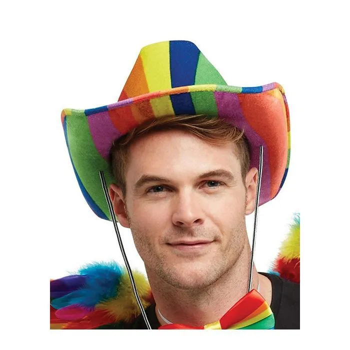 Smiffy Anal Rainbow Stetson Hat