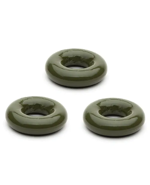 Sport Fucker Chubby Cockring Pack of 3 Army Green Sport Fucker Anal Sport Fucker Chubby Cockring Pack of 3 Army Green Sport Fucker Anal